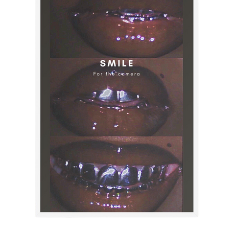 “Smile”Framed photo paper poster