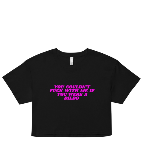 “You can’t f with me”Women’s crop top