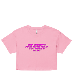 “You can’t f with me”Women’s crop top