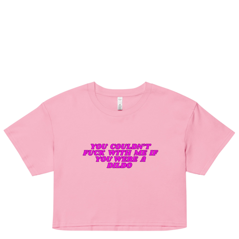 “You can’t f with me”Women’s crop top