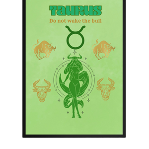 “Taurus”Framed poster