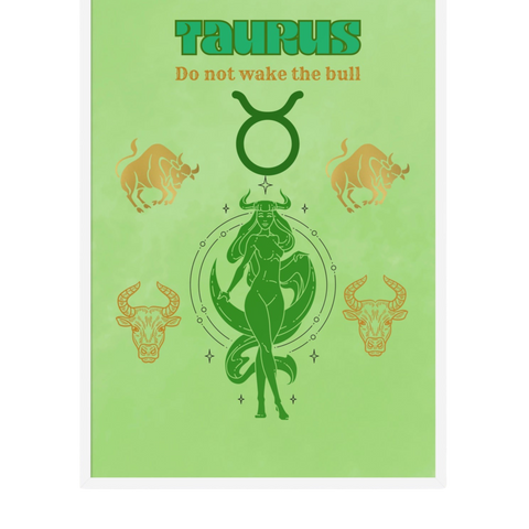 “Taurus”Framed poster