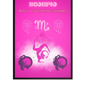 “Scorpio”Framed photo paper poster