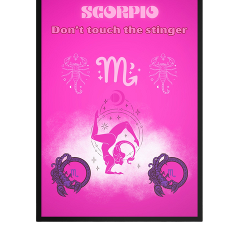 “Scorpio”Framed photo paper poster