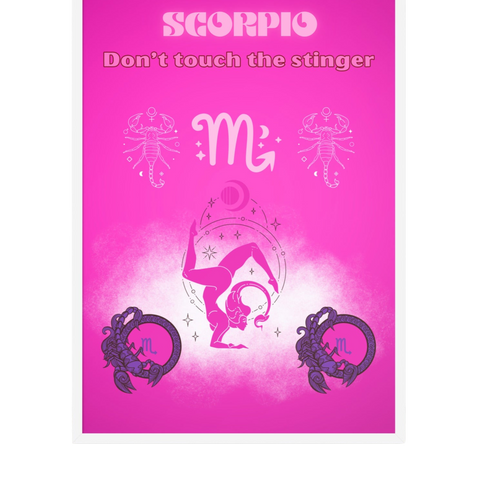 “Scorpio”Framed photo paper poster