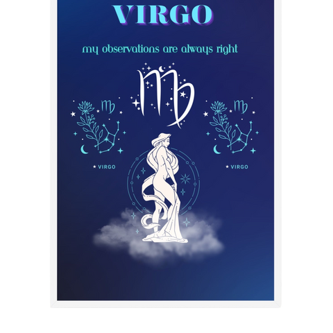 “Virgo”Framed photo paper poster