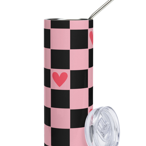 “Heart you”Stainless steel tumbler