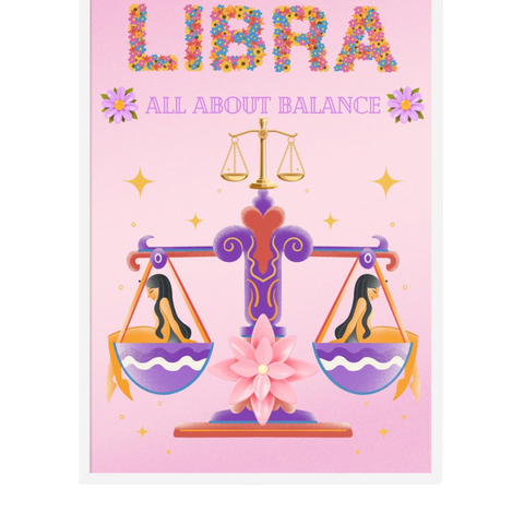 “Libra”Framed photo paper poster