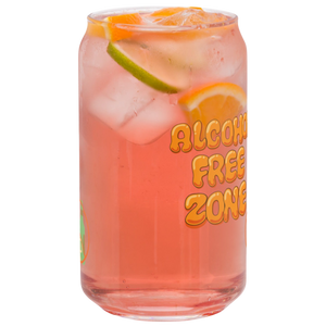 “Alcohol free zone”glass